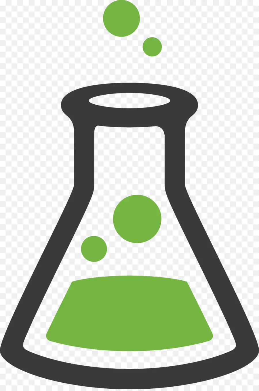 Matraz Con Líquido Verde，Química PNG