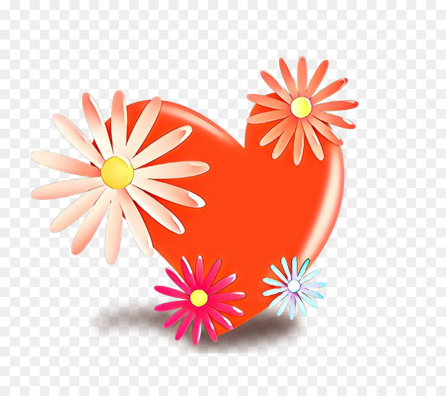 Corazón Floral，Flores PNG