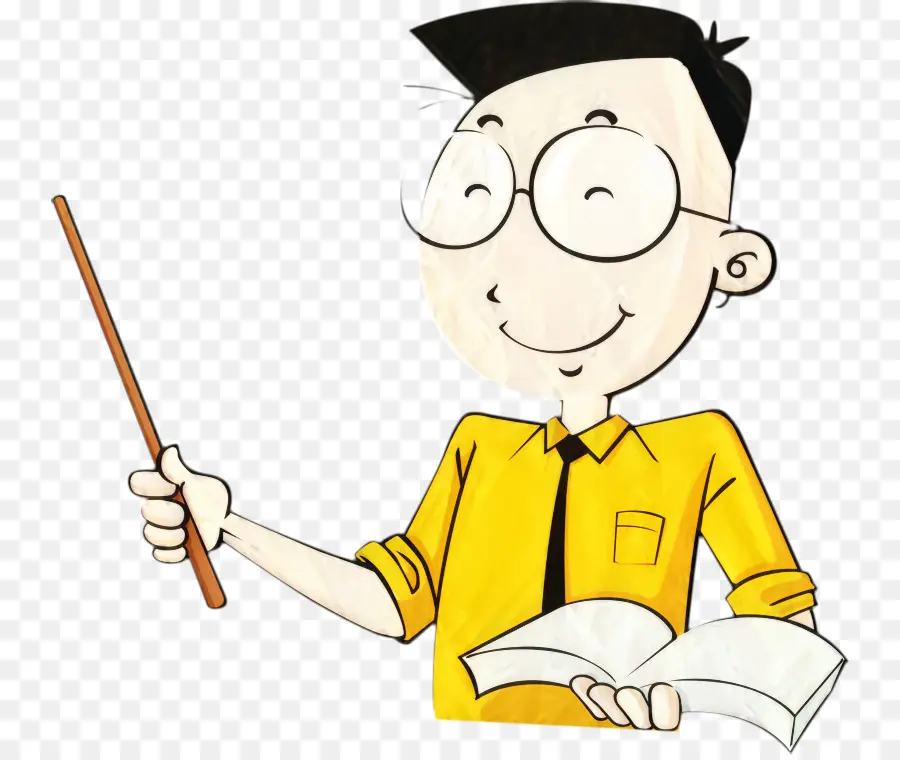 Profesor De Dibujos Animados，Libro PNG