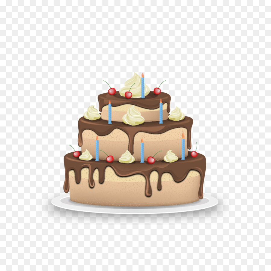 Pastel De Cumpleaños，Pastel De Chocolate PNG