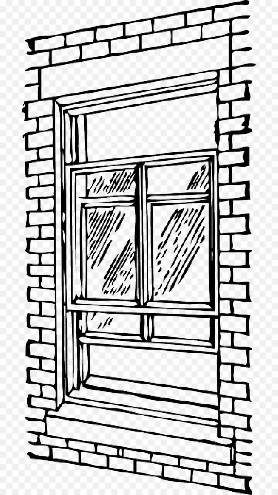 Ventana，Ladrillo PNG