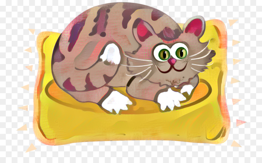 Gato De Dibujos Animados，Almohada PNG