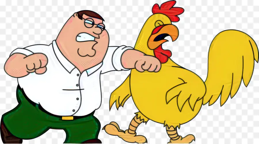 Peter Griffin，Ernie El Gigante De Pollo PNG