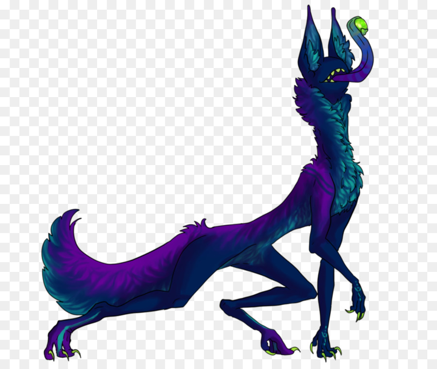 Dragón，Morado PNG