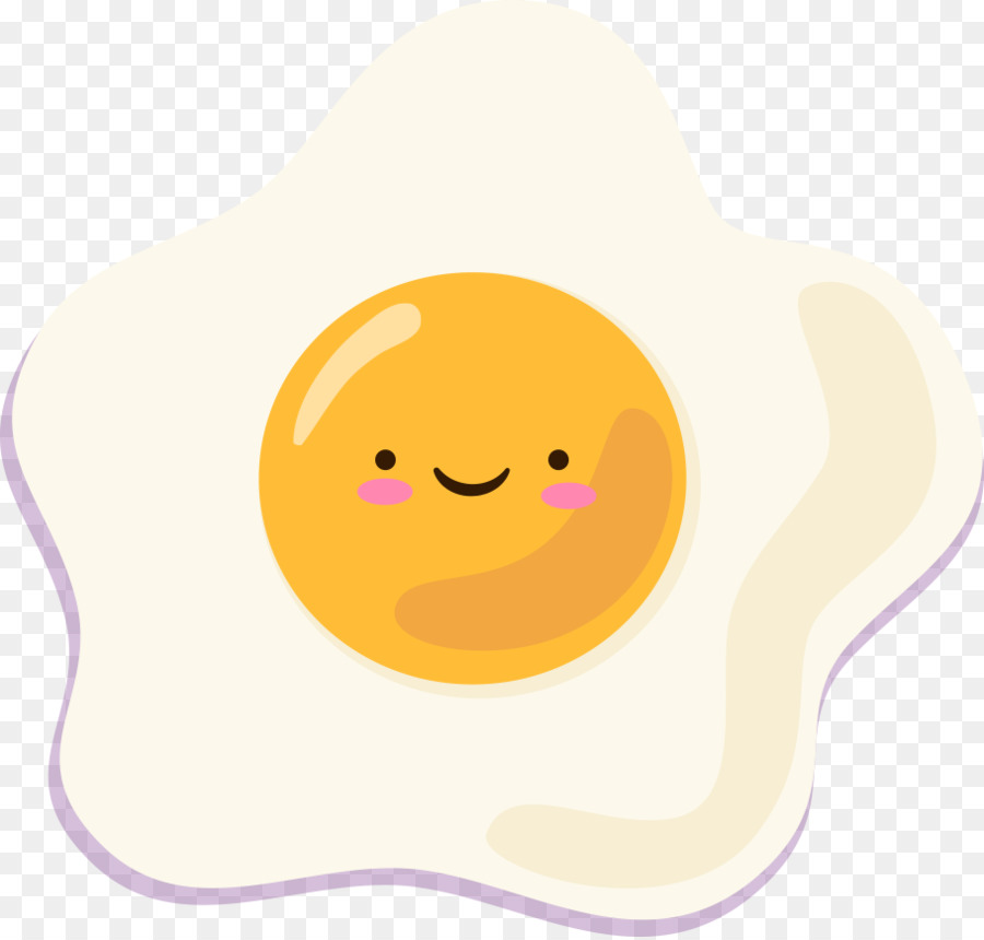 Huevo Frito，Sonriente PNG