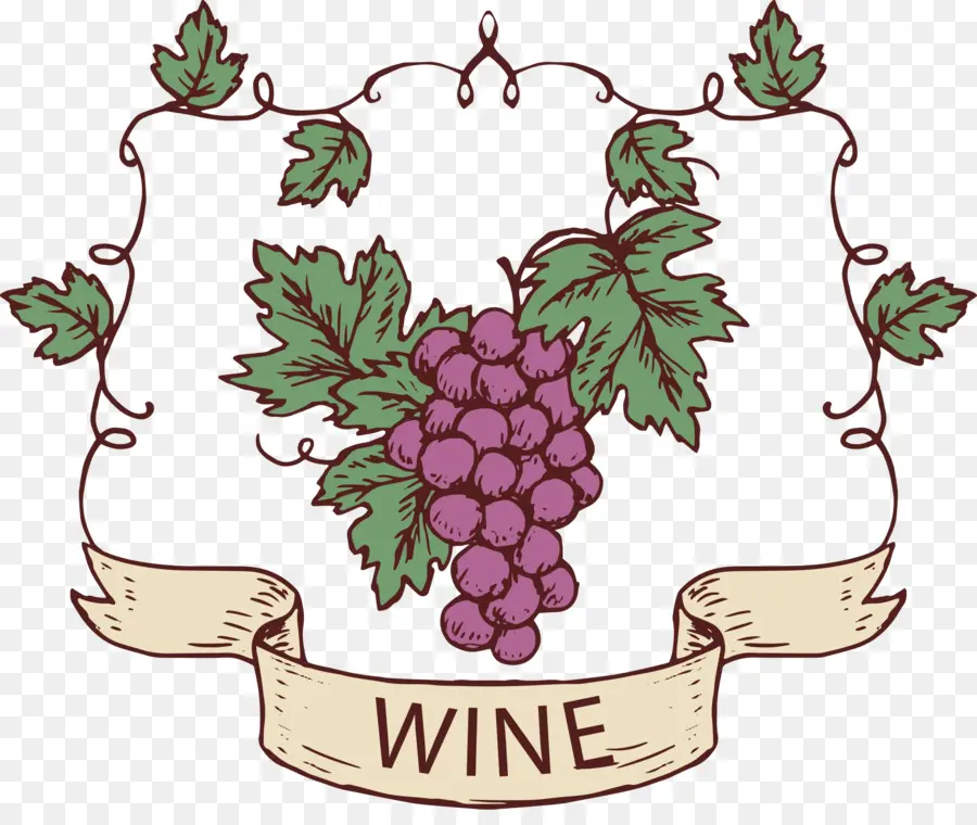 Uva，Vino PNG