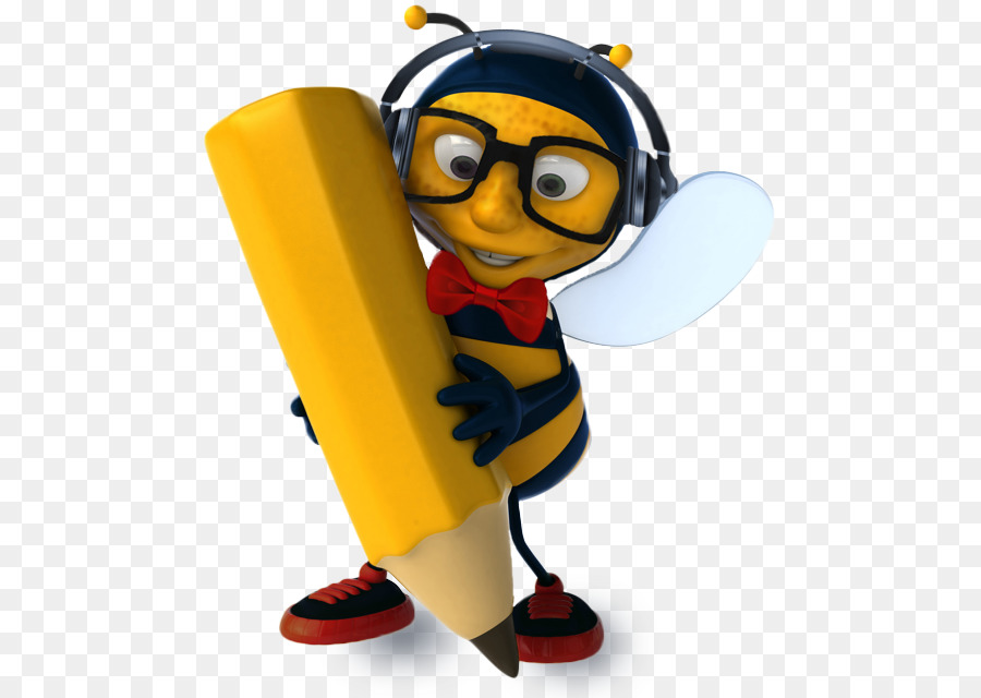 Abeja，Lápiz PNG