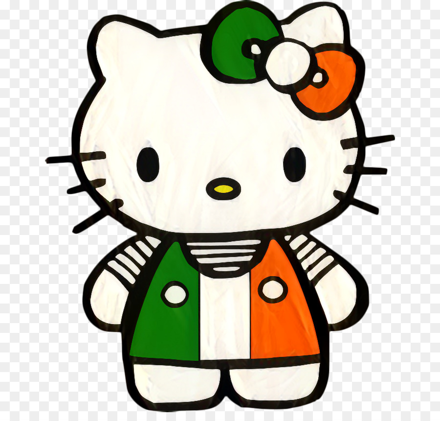 Hello Kitty，Feliz St Patricks Día Hello Kitty PNG