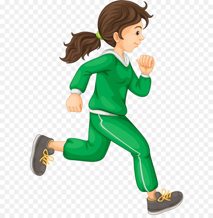 Chica Corriendo，Ejercicio PNG