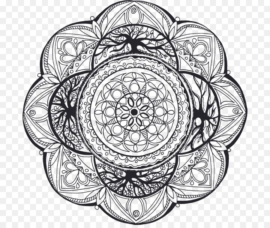 Mandala，Dibujo PNG