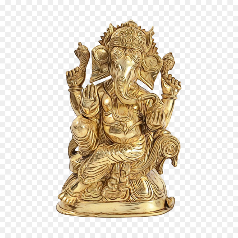 Ganesha，Escultura De Bronce PNG