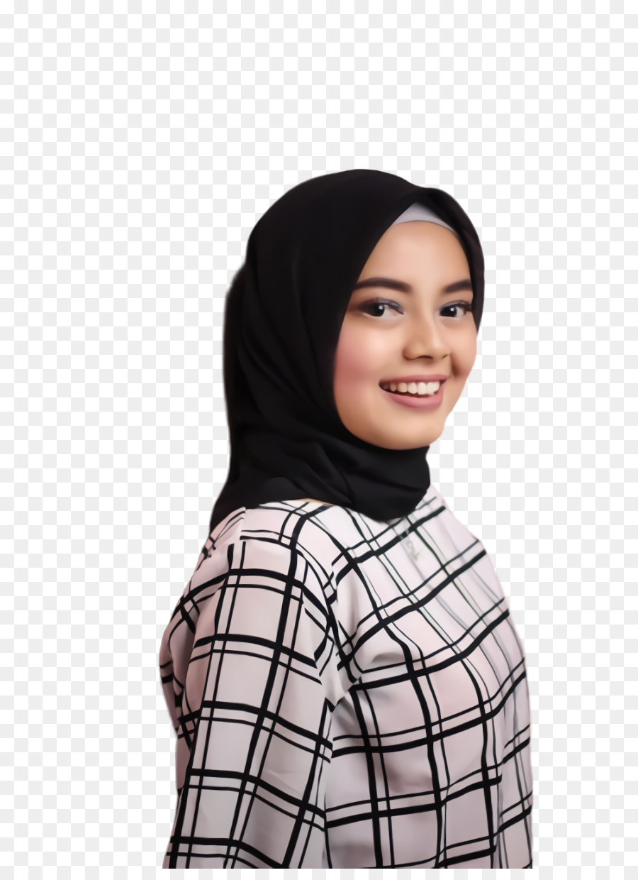 Mujer Sonriente，Hiyab PNG