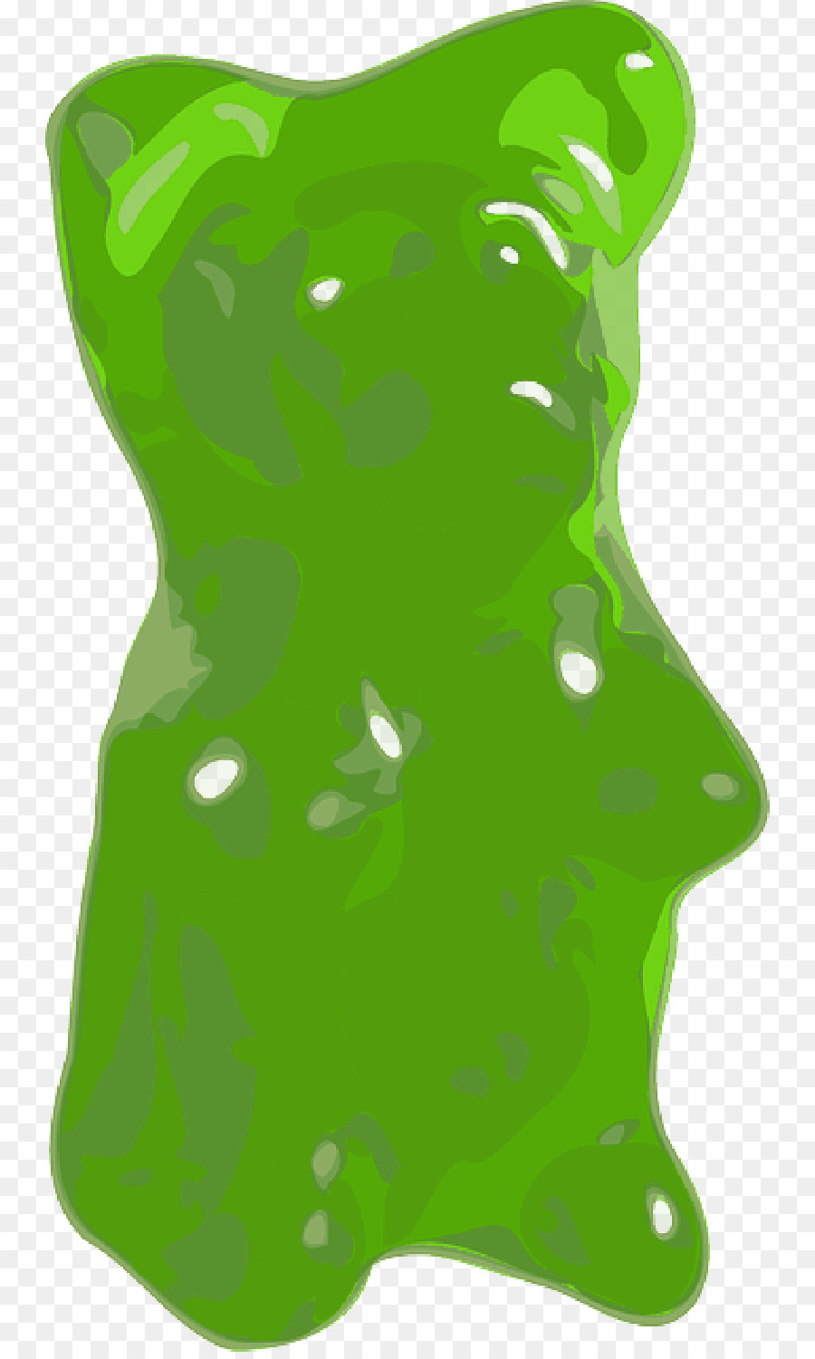 Osito De Goma Verde，Dulce PNG