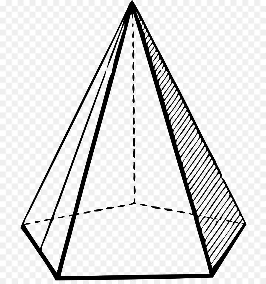 Pirámide，Pentagonal Pirámide PNG