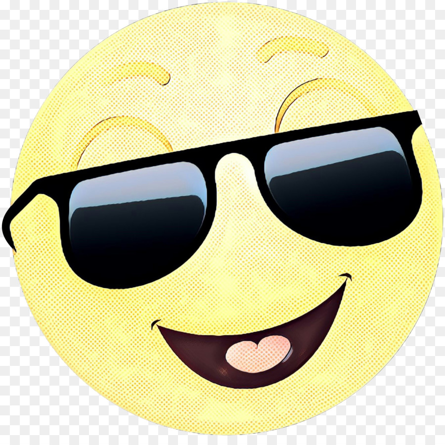 Cara Sonriente Con Gafas De Sol，Sonrisa PNG