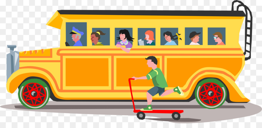 Autobús De La Escuela，Coche PNG