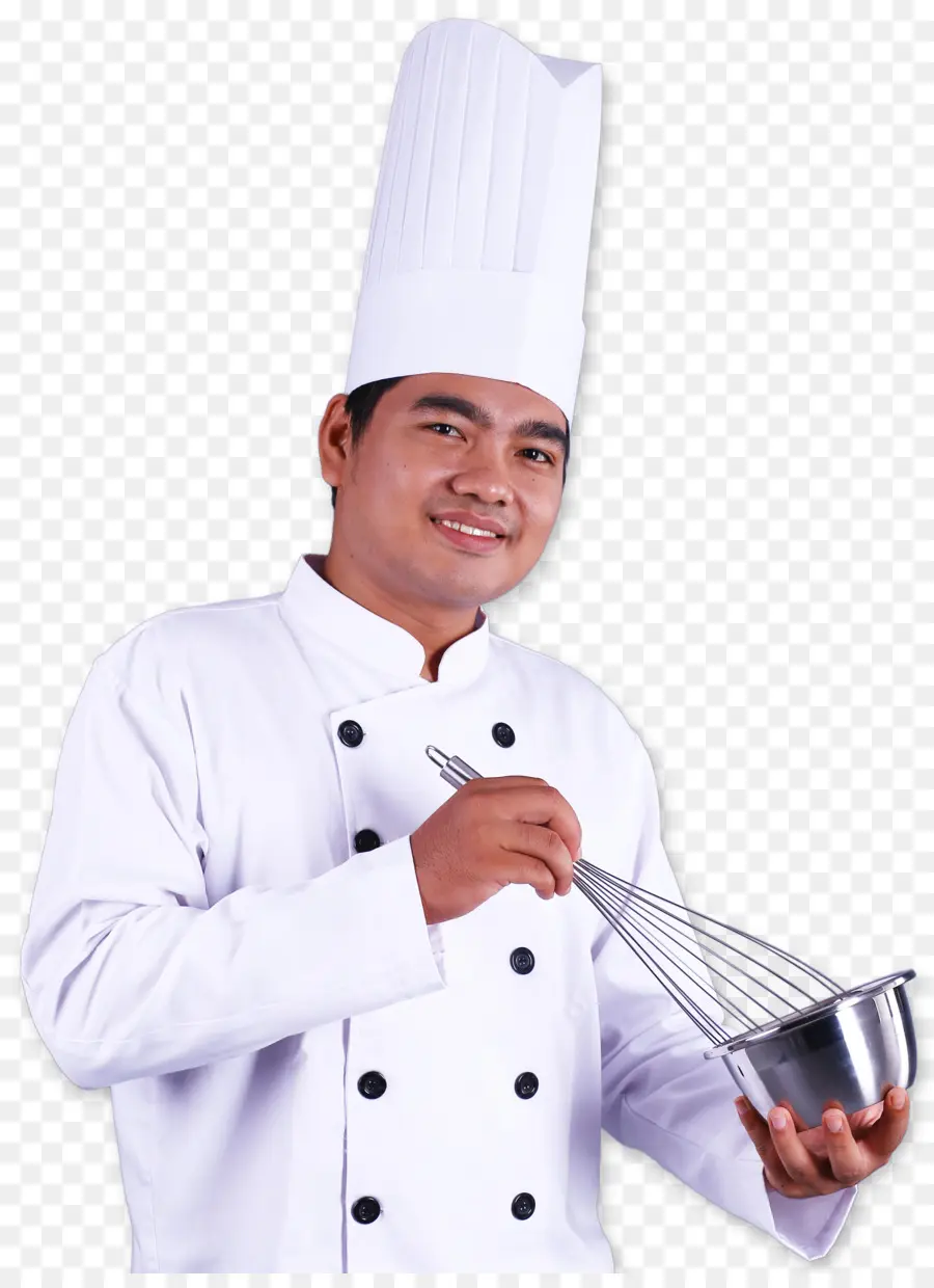 Chef Con Cucharón，Cocinero PNG