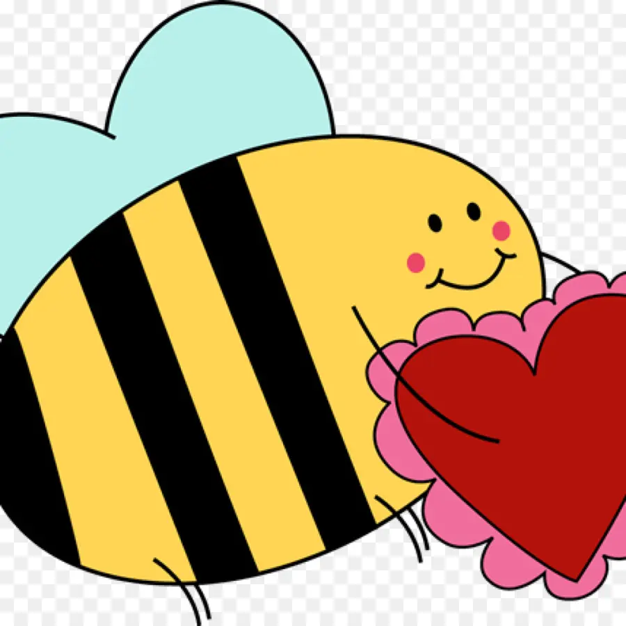 Abeja，Corazón PNG