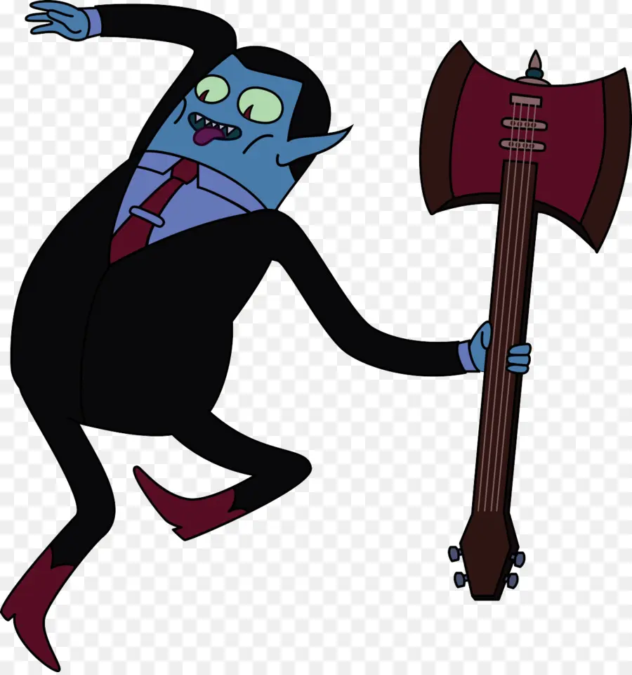 Personaje De Dibujos Animados，Guitarra PNG