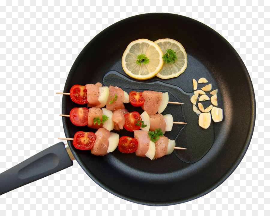 Brochetas En Sartén，Cocinando PNG