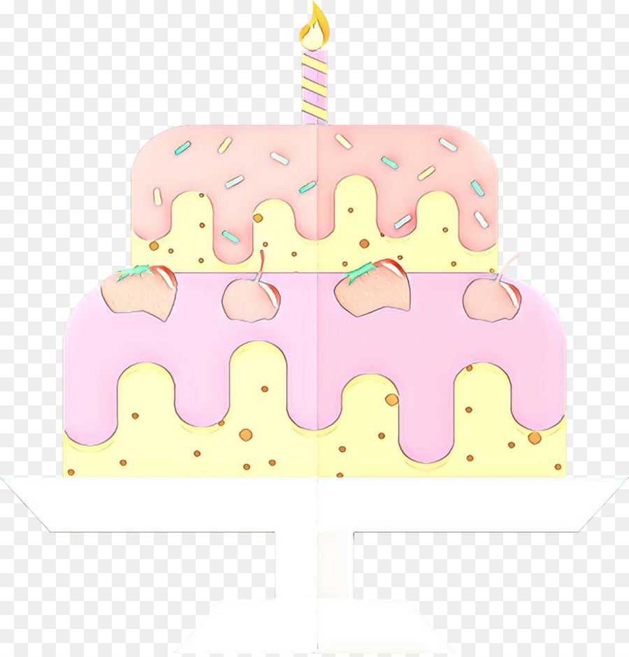 Pastel De Cumpleaños，Decoración De La Torta PNG