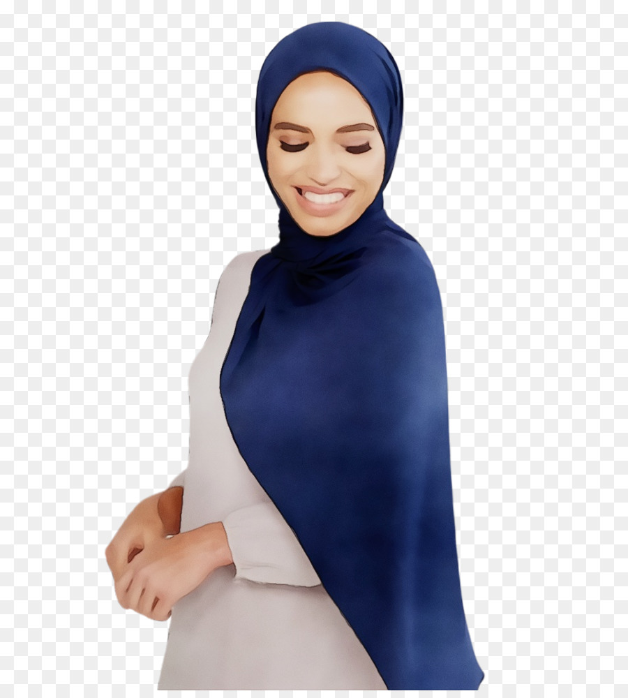 Hijab，Azul PNG