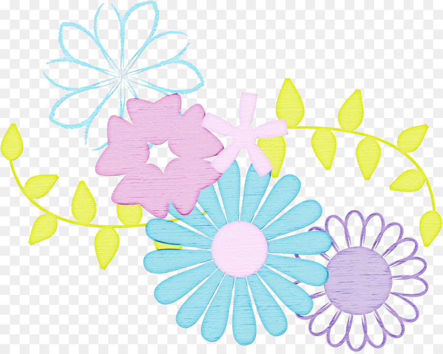 Diseño Floral，Crisantemo PNG