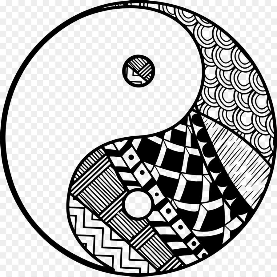 El Yin Y El Yang，Dibujo PNG