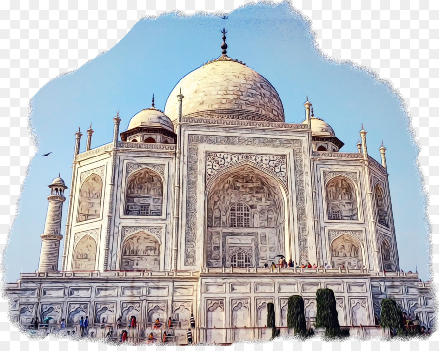 Taj Mahal，Mezquita PNG