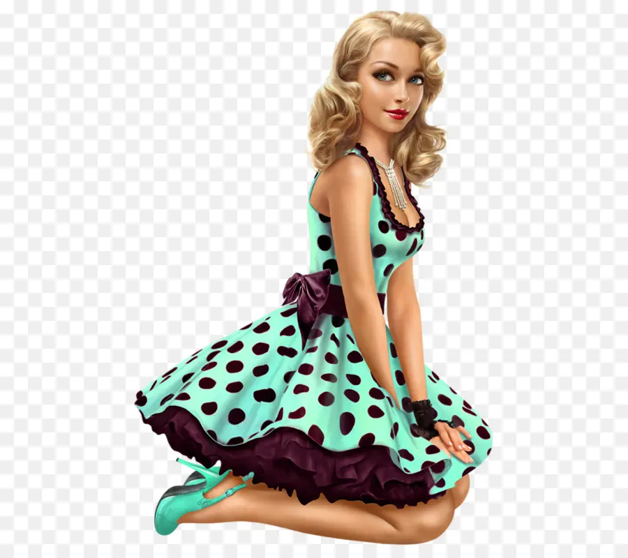 Chica Pin Up，Antiguo PNG