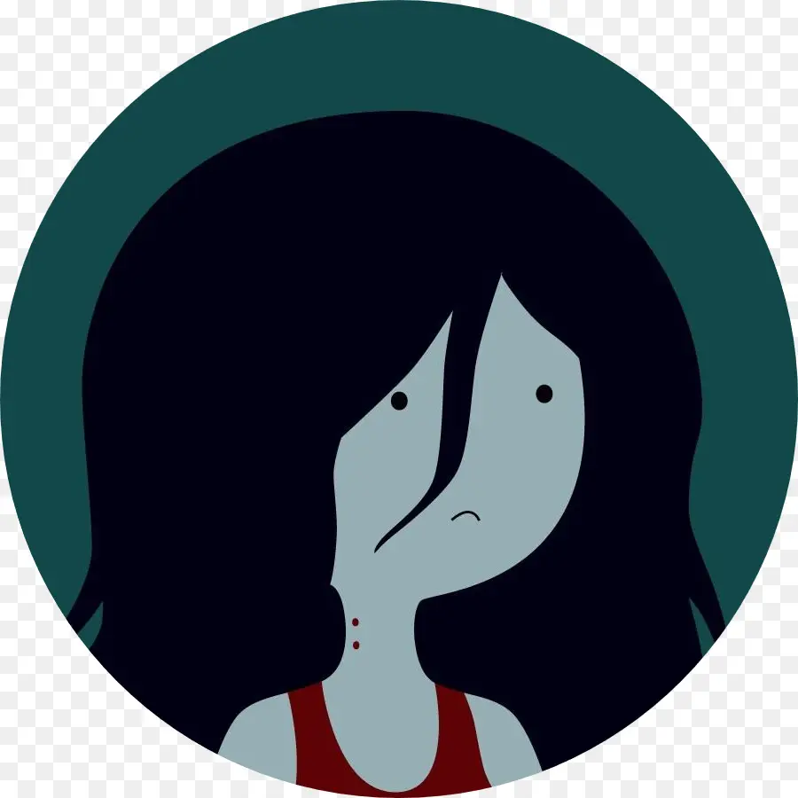 Chica De Dibujos Animados Con Cabello Oscuro，Dibujos Animados PNG