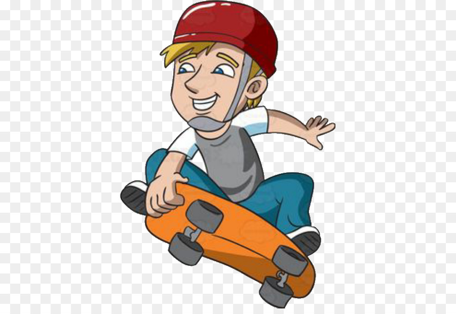 Dibujo de skateboarding de dibujos animados, chico de skate, juego, niño  png