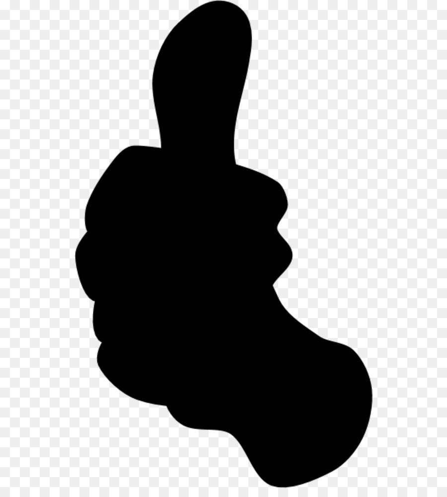 Pulgar，Negro Blanco M PNG