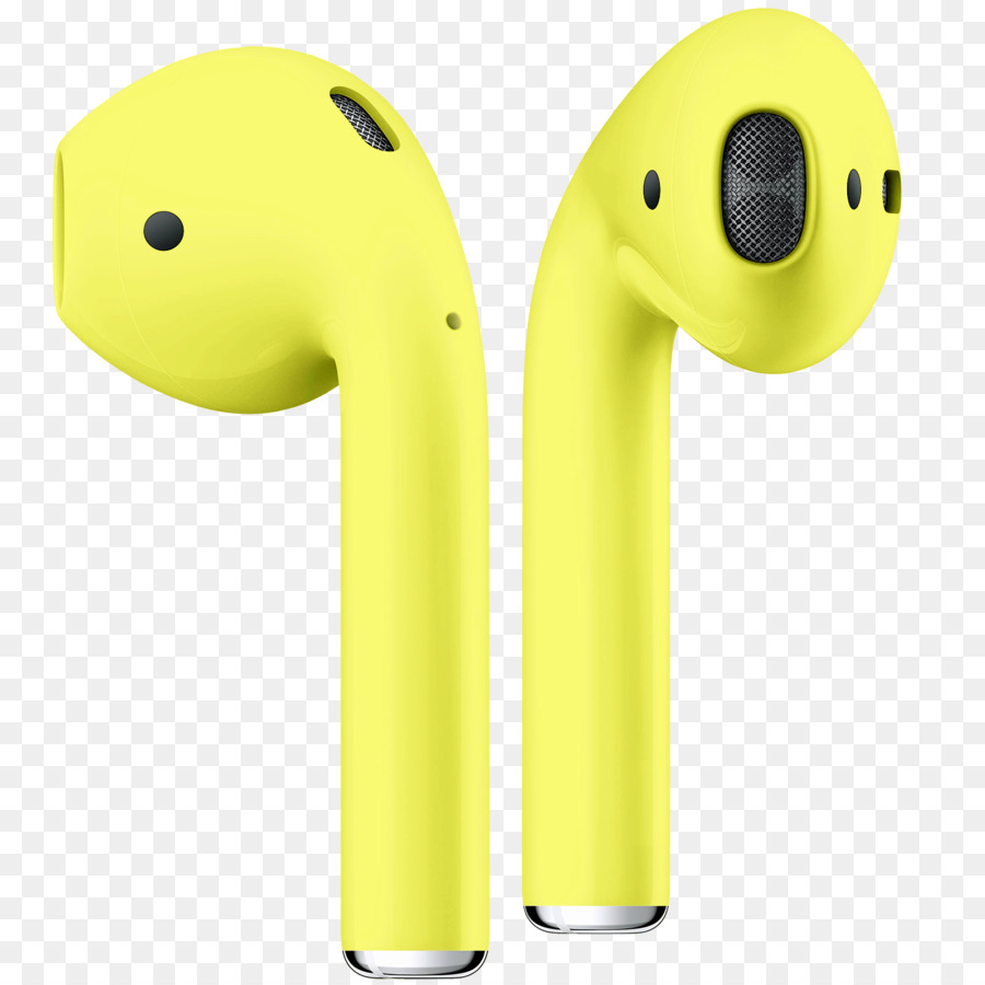 Auriculares，Amarillo PNG