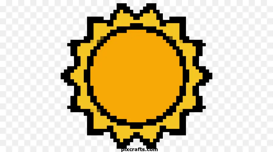 Sol De Píxeles，Luz Solar PNG