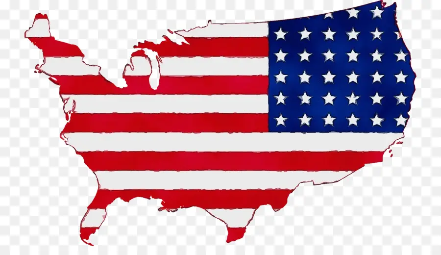 Bandera De Estados Unidos，Mapa PNG