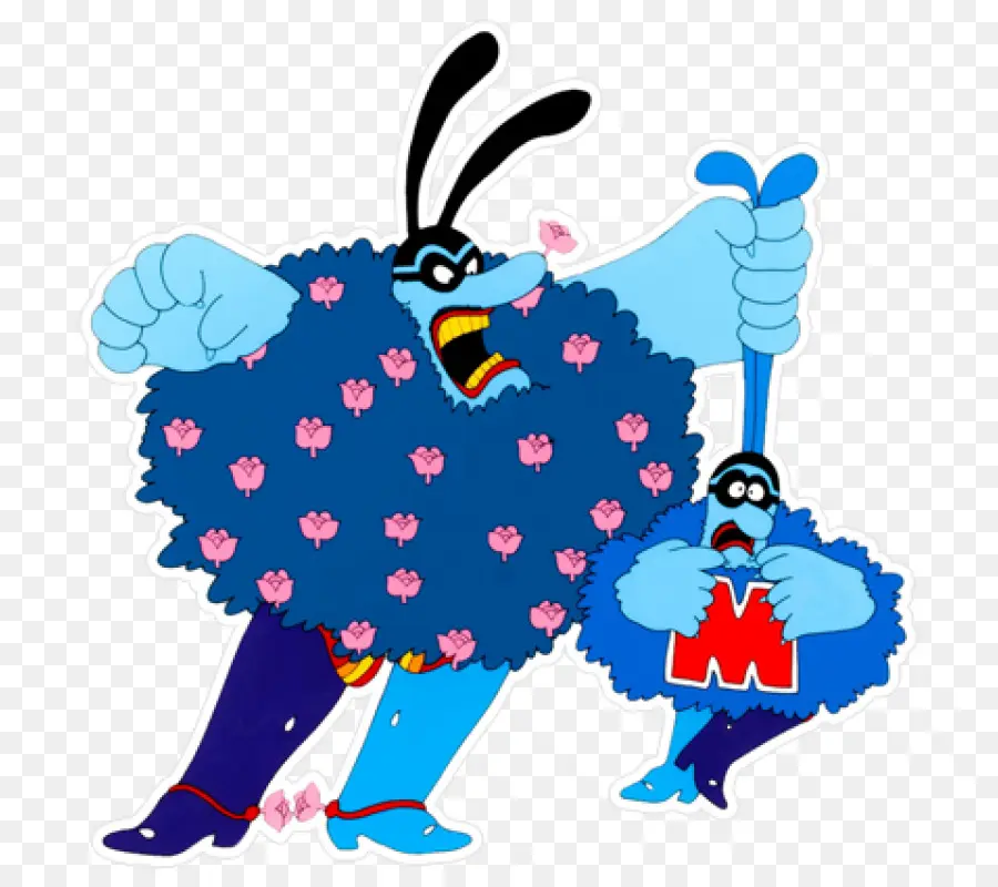 Jefe De Blue Meanie，Blue Meanies PNG