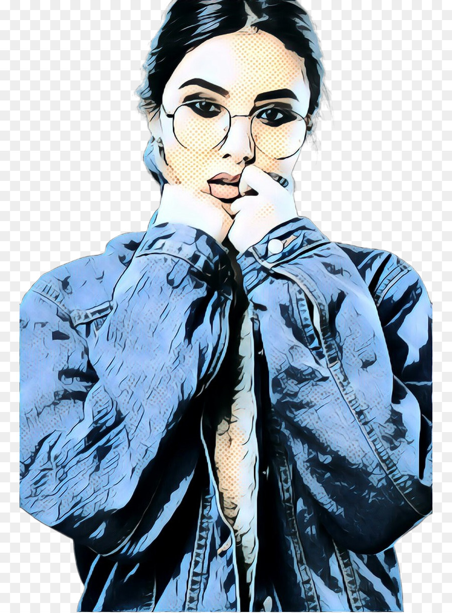 Mujer Con Gafas，Dibujos Animados PNG