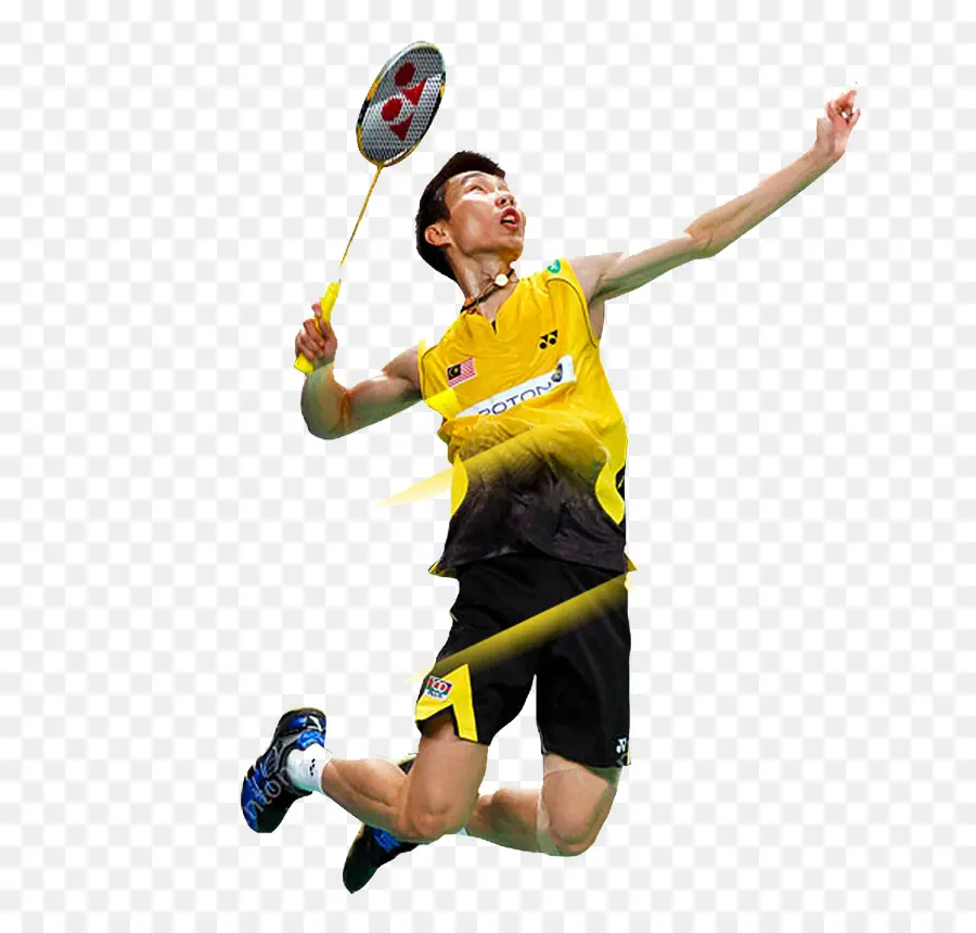 Jugador De Bádminton，Raqueta PNG