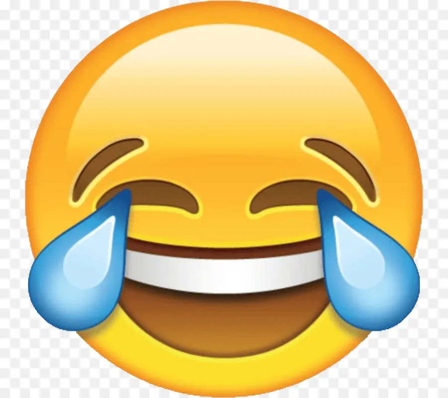 Cara Con Lágrimas De Alegría Emoji，Emoji PNG