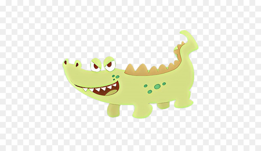 Cocodrilo Verde，Dibujos Animados PNG