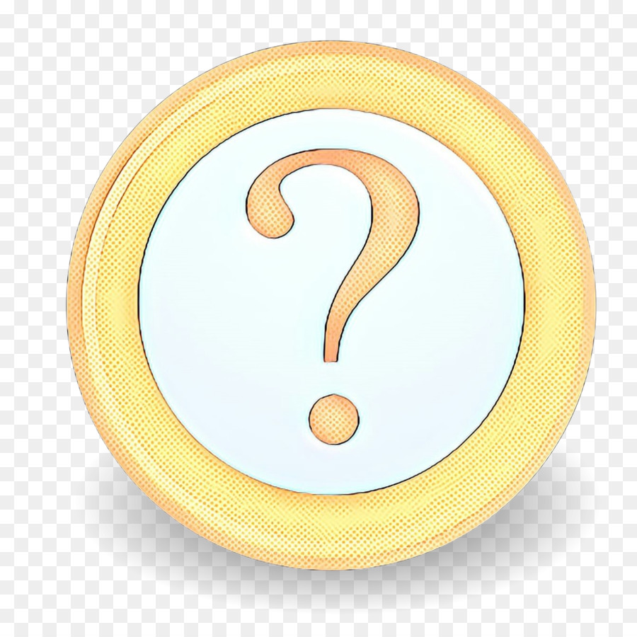 Signo De Interrogación Amarillo，Consulta PNG