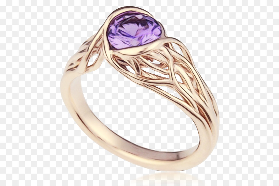 Amatista，Anillo PNG