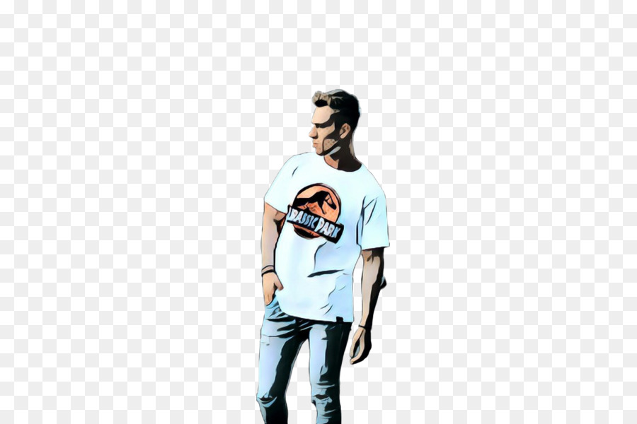 Camiseta，Jeans PNG