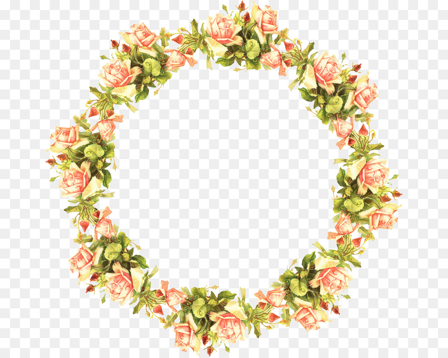 Marco Floral，Flores PNG