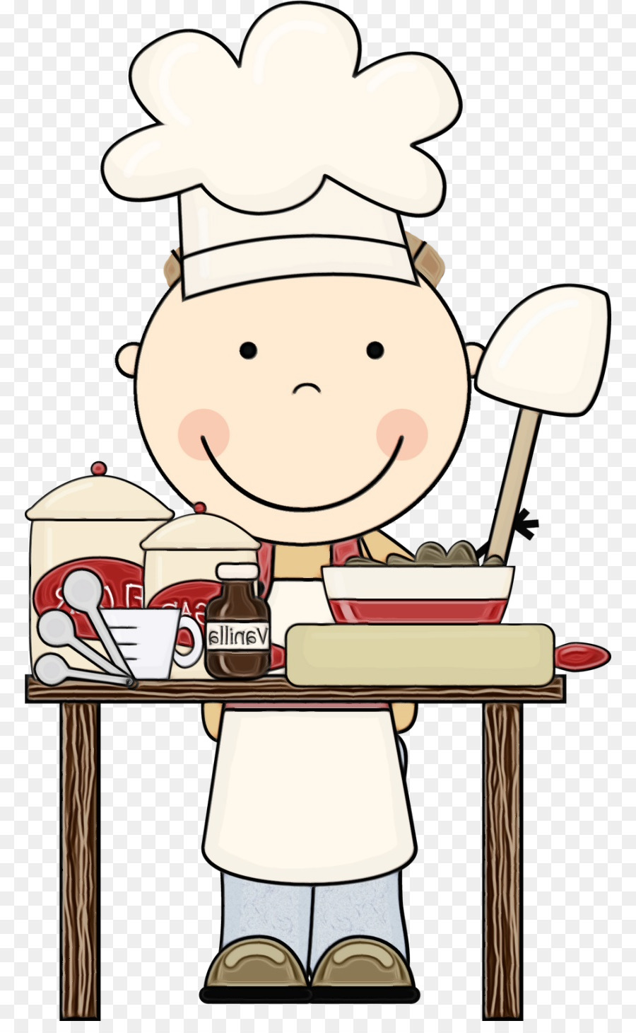 Chef De Dibujos Animados，Cocinando PNG