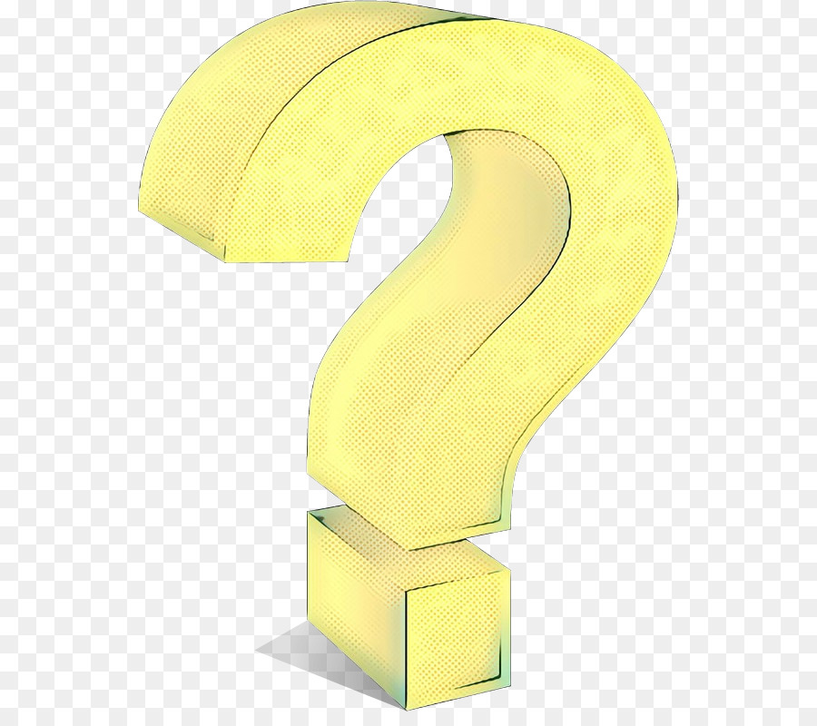 Signo De Interrogación，Oro PNG