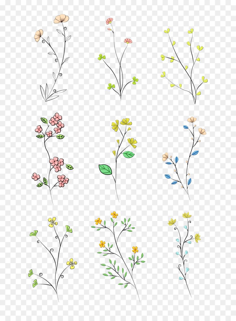 Diseño Floral，Las Flores Cortadas PNG