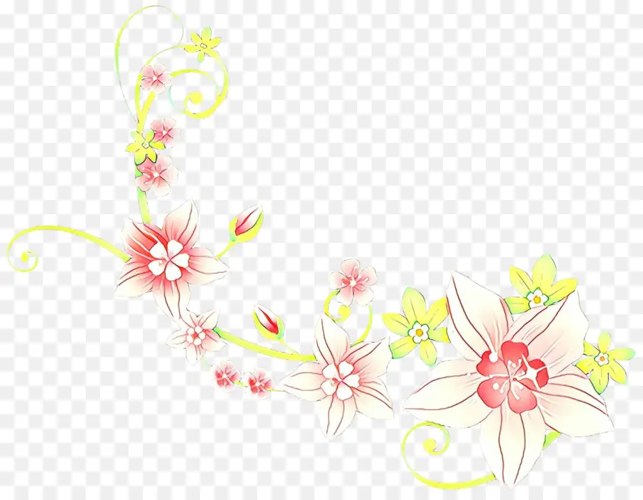 Diseño Floral，Fondo De Escritorio PNG