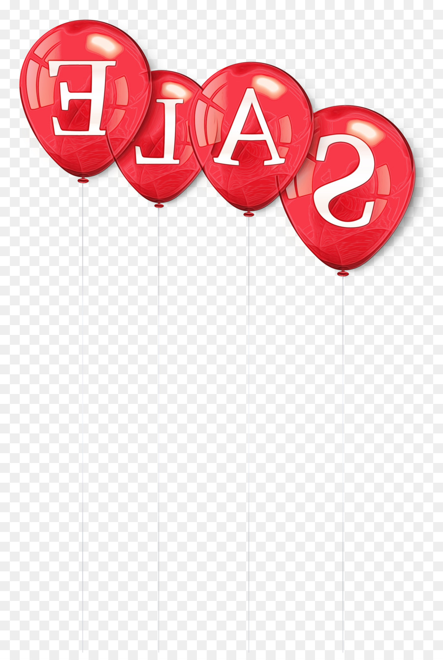 Venta De Globos，Rojo PNG